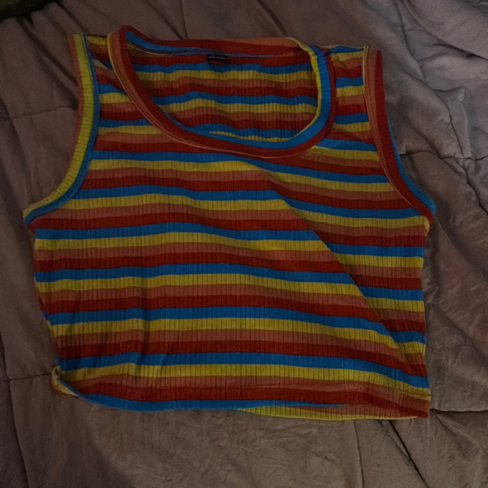 Rainbow Cropped Tank